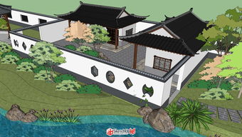 古典園林景觀SU模型庫精品區 SketchUp中國門戶網站中的園林景觀設計資源